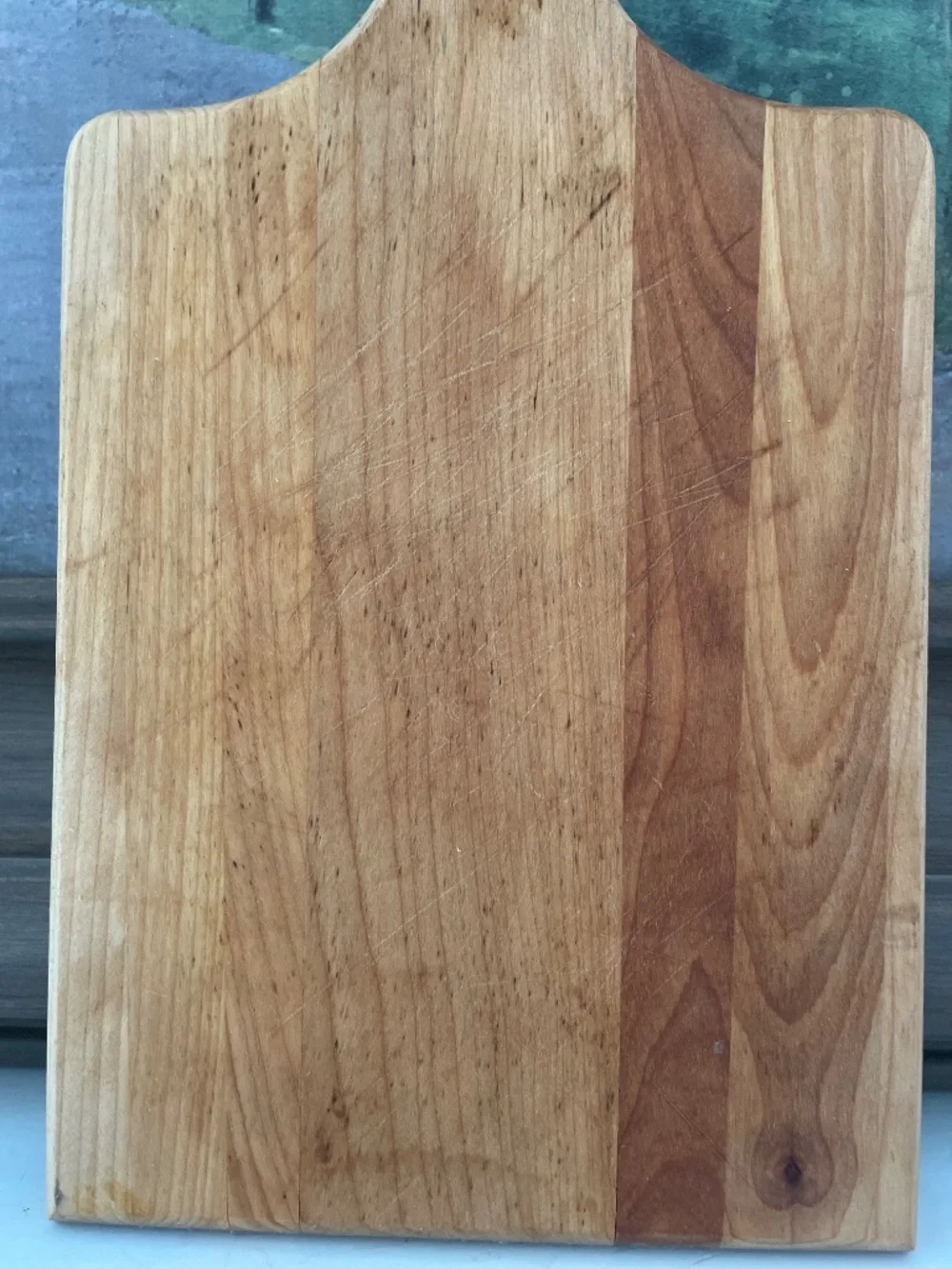 Wooden Floral Burnout Poppy Seed Dressing Recipe Cutting Board Kitchen Decor 13”